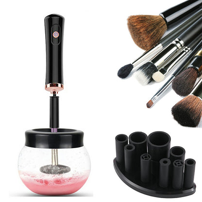 Electric Makeup Brush Cleaner and Dryer Machine Set