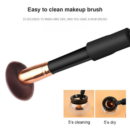 Electric Makeup Brush Cleaner and Dryer Machine Set
