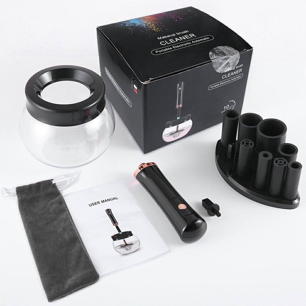 Electric Makeup Brush Cleaner and Dryer Machine Set