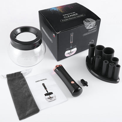 Electric Makeup Brush Cleaner and Dryer Machine Set