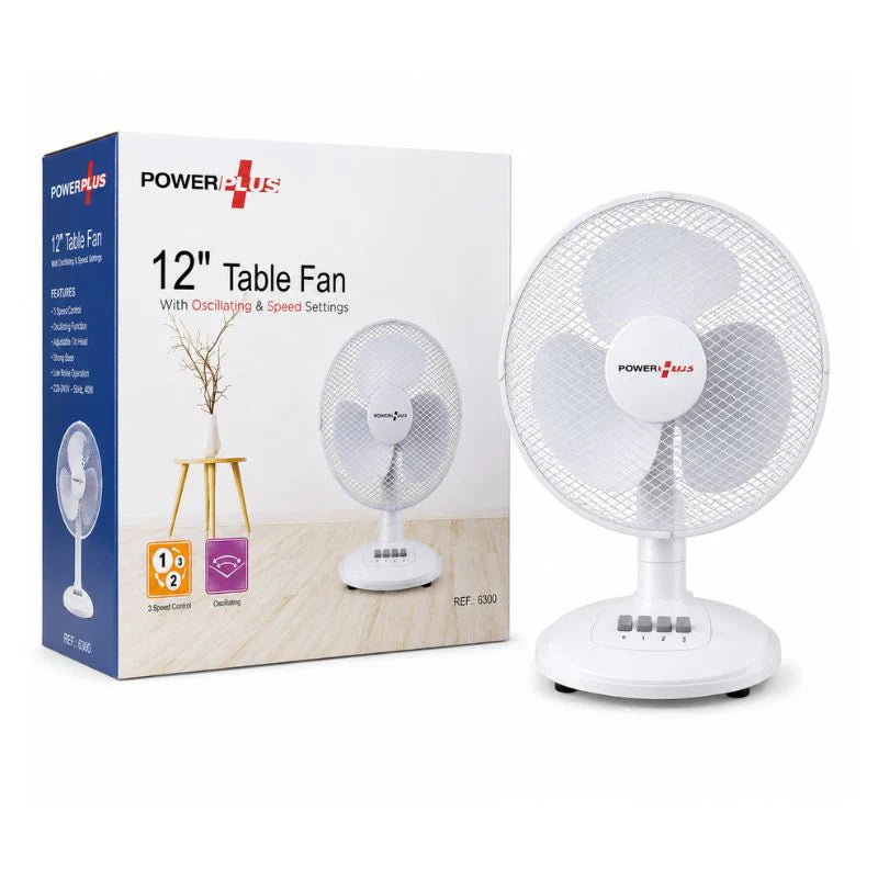 POWERPLUS DESK FAN 12"