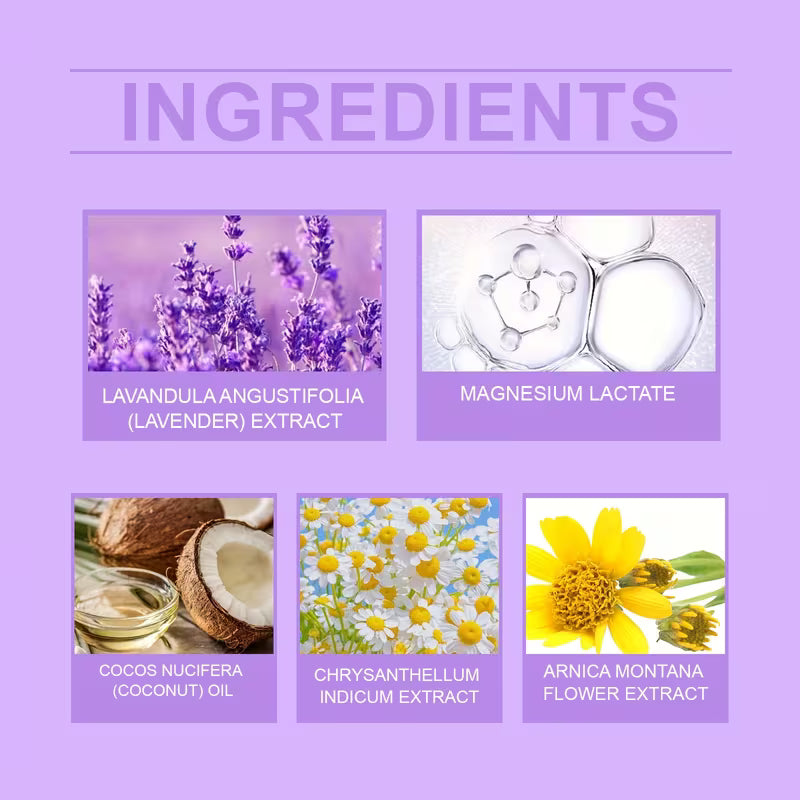 32pcs Lavender Magnesium Chloride Essential Oil Patches