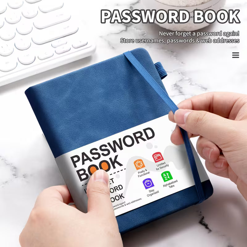 Senior Friendly Password Organizer Book