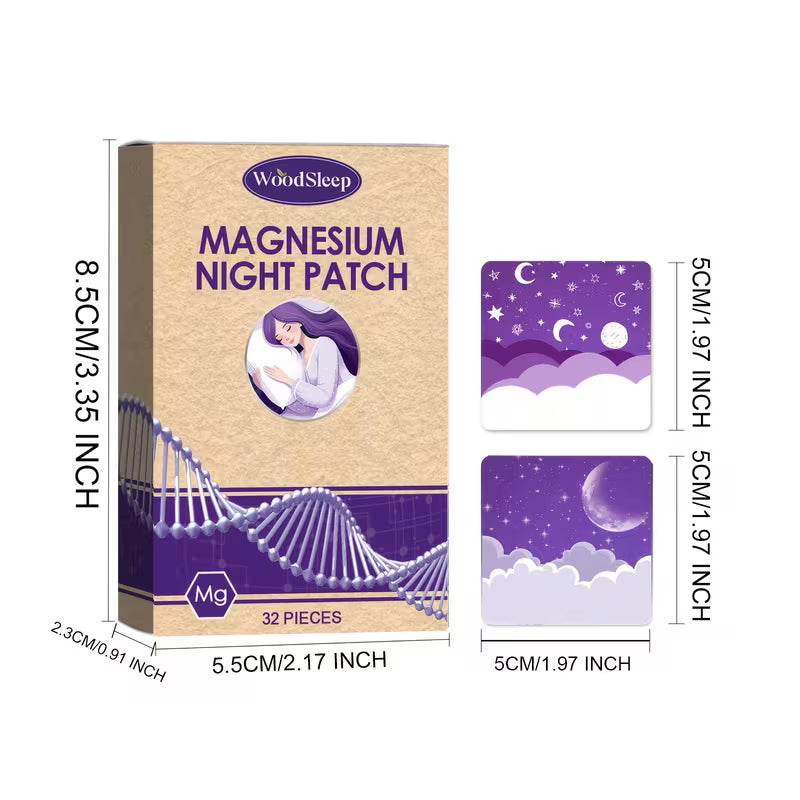32pcs Lavender Magnesium Chloride Essential Oil Patches