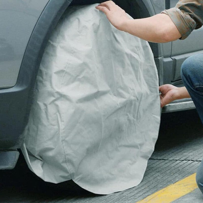 2pcs Heavy Duty Tire Covers RV Wheel Motorhome Wheel Covers Sun Protection