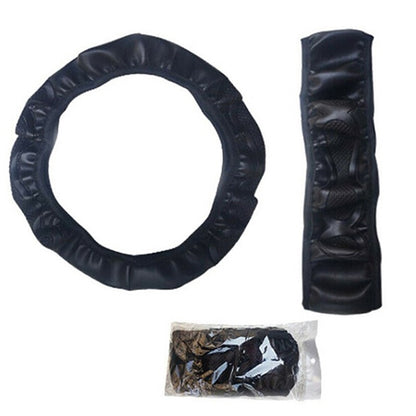 Universal Car Steering Wheel Cover Anti Slip PU Leather Comfortable 38cm