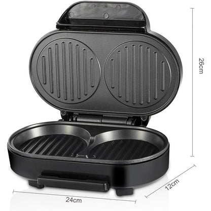 Electric Barbecue Grill Fried Egg Burger Machine NonStick Flat Bottom Frying Pan