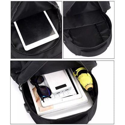 Men Women Boys Laptop Backpack Waterproof Large Mens Rucksack Travel School Bag