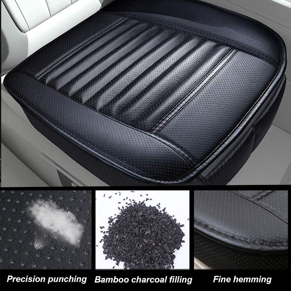 1Pcs 3D Car Front Seat Cover Pad Full Surround PU Leather Chair Cushion Mat