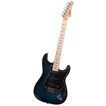 GST Electric Guitar Kit – Dark Blue with Black Pick-guard