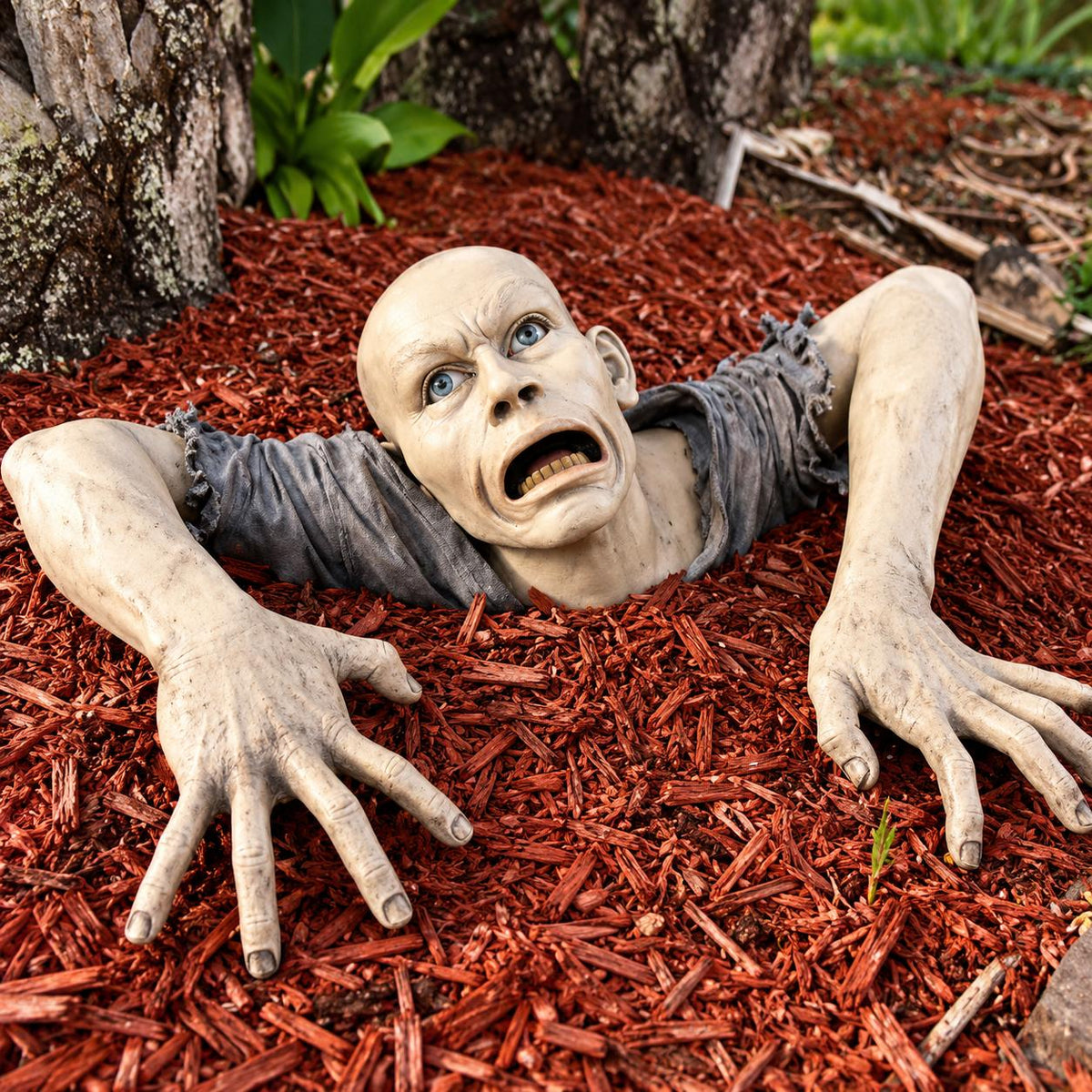 Halloween Crawling Zombie Decoration Outdoor Garden Statue Graveyard Horror Prop for Halloween Decor