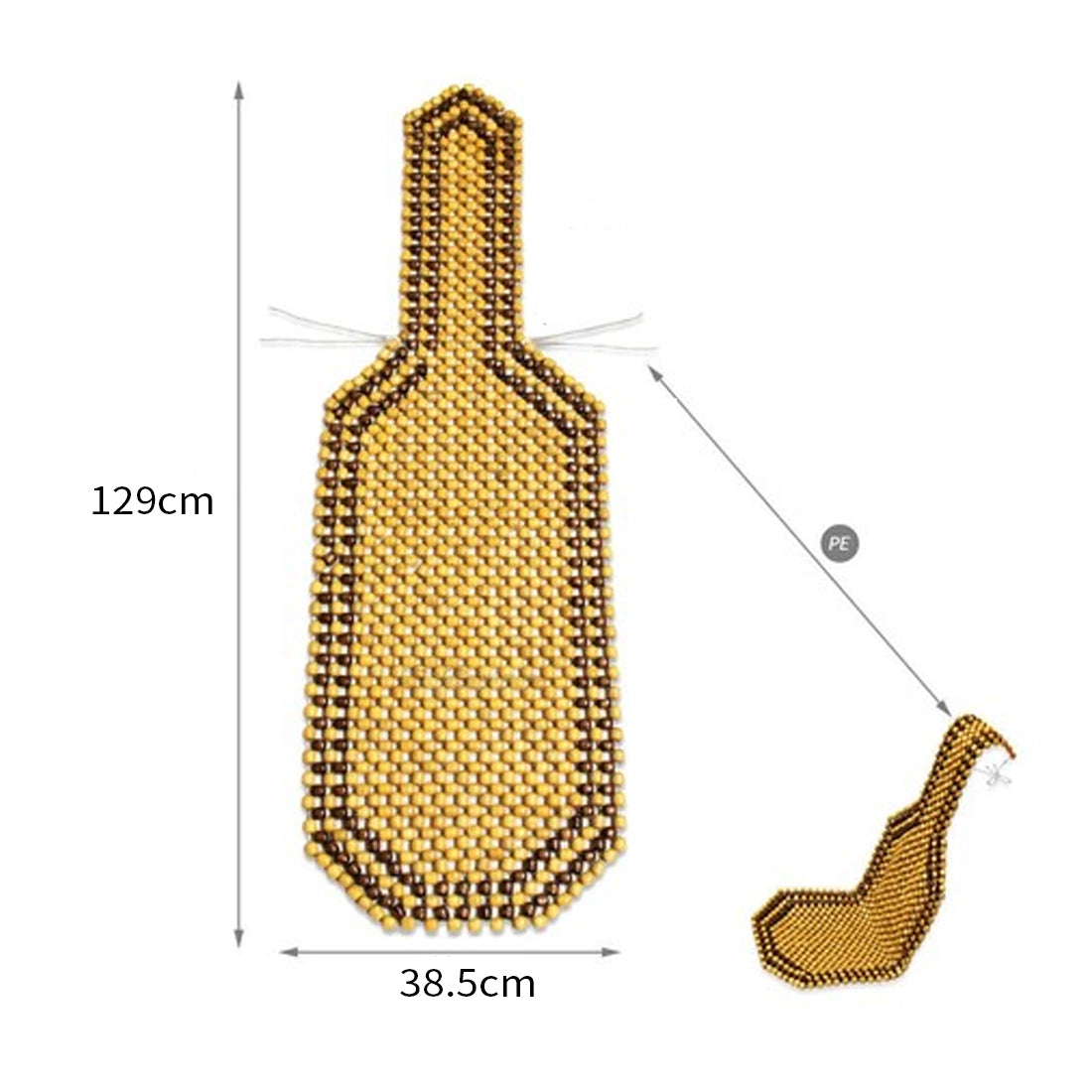 Universal Auto Car Beaded Seat Cover Massager Summer Cooling Cushion Mat Office