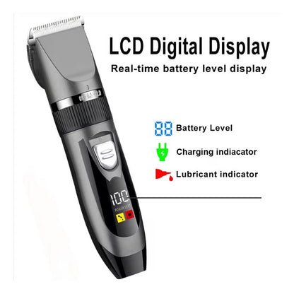 Cordless Hair Clippers For Men - Mens Hair Trimmer Set - Hair Clippers For Men