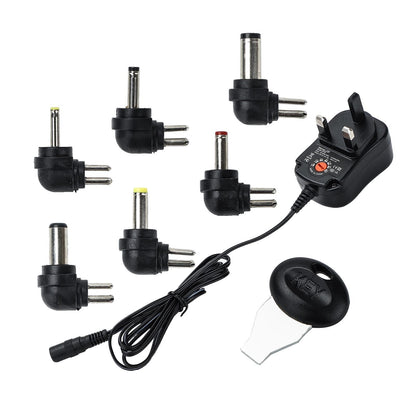 Universal 3 -12V Adjustable Voltage Adaptor Charger USB AC DC Power Supply Adapter