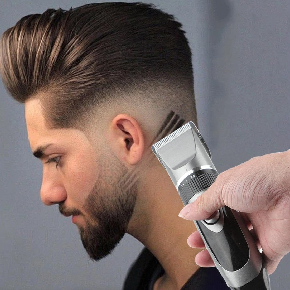 Cordless Hair Clippers For Men - Mens Hair Trimmer Set - Hair Clippers For Men