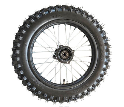 90 -14 Motorcycle Back Wheel Tyre Steel Rear Off-Road Wheel For 14 Motorbike