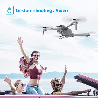 UK F10 Foldable Drone With Camera WIFI FPV For Adults,1080P HD FPV Live Video RC Quadcopter