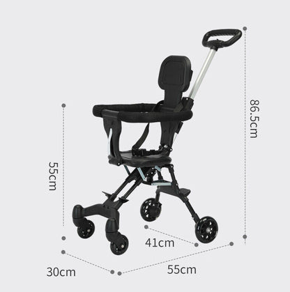 Foldable Baby Stroller Sunshade Pram Pushchair Travel Buggy Travel System