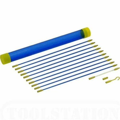 Tool Box Cable Access Kit Electricians Wire Puller Rods Draw Push Pulling Wire