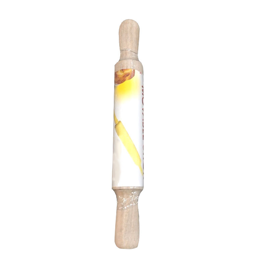 Durable Wooden Roller for Baking Pastry Dough Pizza and Cookies