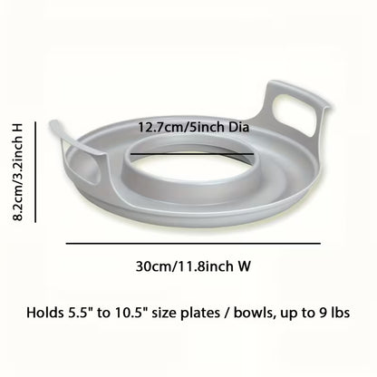 Microwave Cool Caddy with Handles - Heavy-Duty Microwave Bowl Holder