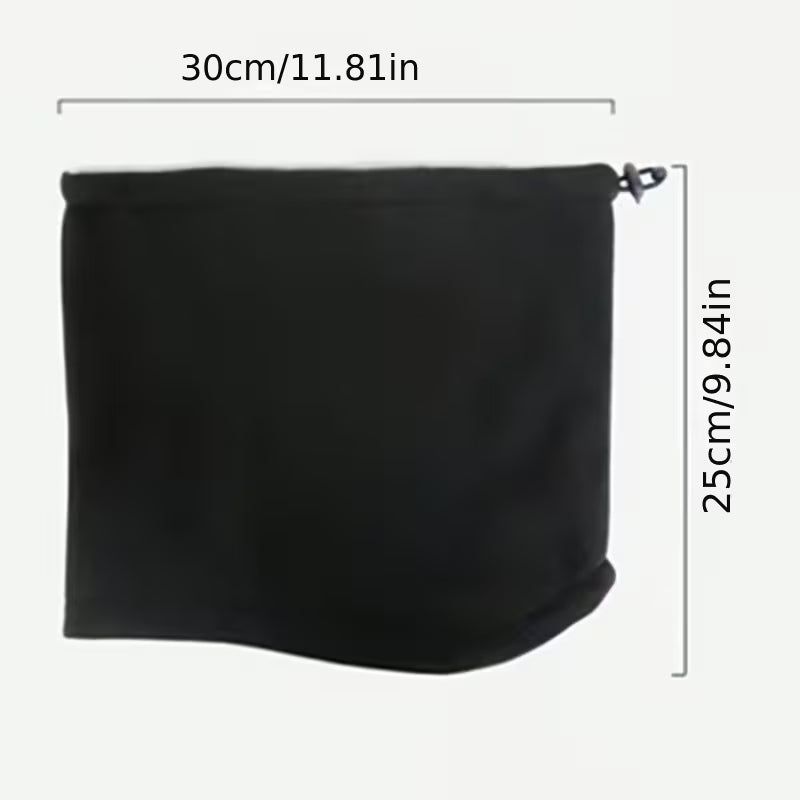Windproof Warm Neck Scarf with Soft Fleece
