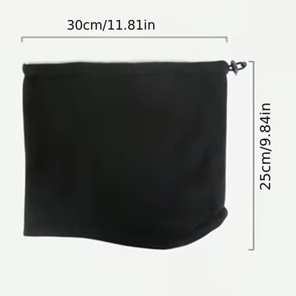 Windproof Warm Neck Scarf with Soft Fleece