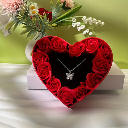 Valentine's Day Rose Decoration Gift Box (Accessories Excluded)