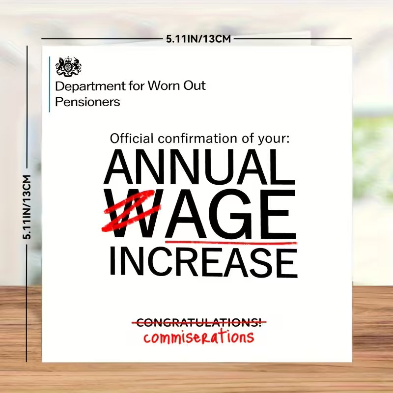 Interesting Birthday Cards for Salary Increases, for The Elderly, for Him, for Her, for Mom And Dad