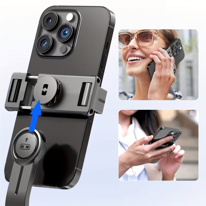 Selfie Stick Tripod, a Telescopic Phone Tripod Stand with a Detachable Remote Control And Phone Holder