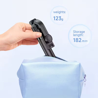 Selfie Stick Tripod, a Telescopic Phone Tripod Stand with a Detachable Remote Control And Phone Holder